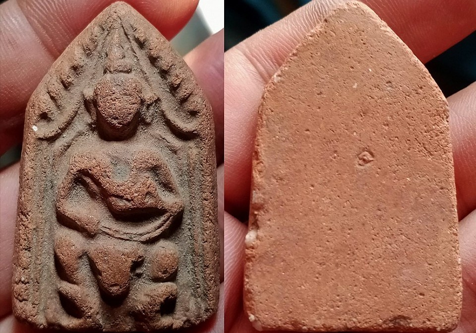 ขุนแผนขี่โหงพราย เนื้อดิน หลวงพ่อกวย วัดโฆสิตาราม องค์ที่ 6