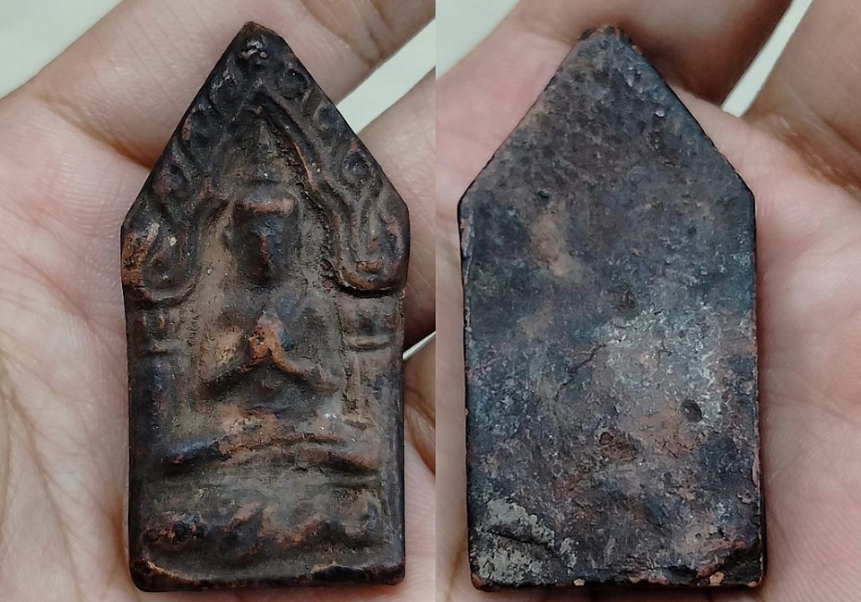 ขุนแผนปลุกกุมาร เนื้อดิน หลวงพ่อกวย วัดโฆสิตาราม องค์ที่ 7