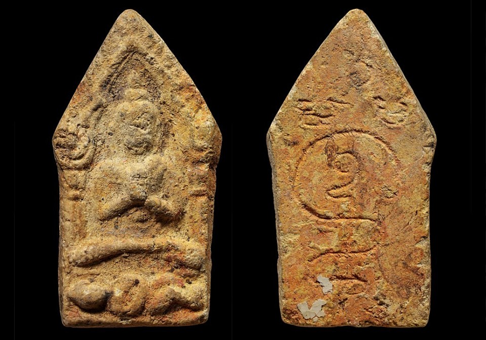 ขุนแผนปลุกกุมาร เนื้อผง หลวงพ่อกวย วัดโฆสิตาราม องค์ที่ 11