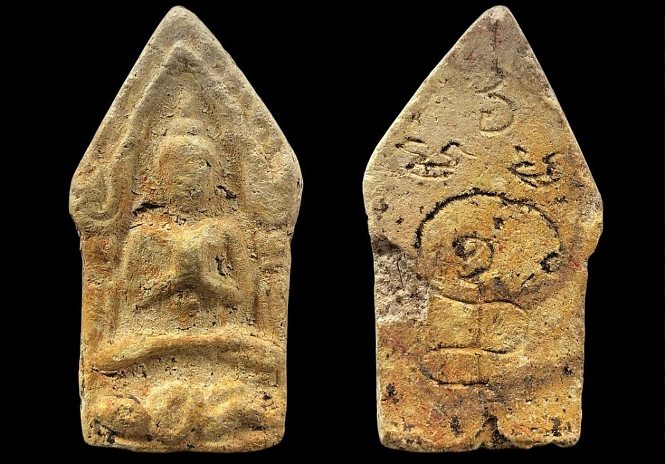 ขุนแผนปลุกกุมาร เนื้อผง หลวงพ่อกวย วัดโฆสิตาราม องค์ที่ 12