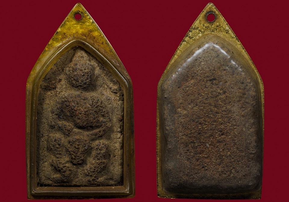 ขุนแผนขี่โหงพราย เนื้อดิน หลวงพ่อกวย วัดโฆสิตาราม องค์ที่ 2