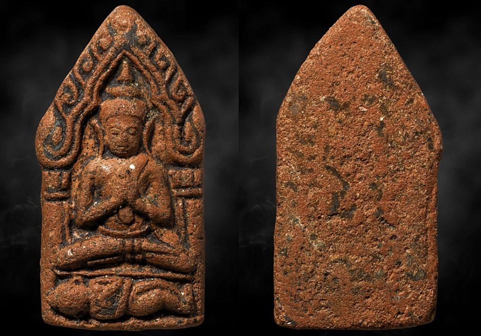 ขุนแผนปลุกกุมาร เนื้อดิน หลวงพ่อกวย วัดโฆสิตาราม องค์ที่ 2